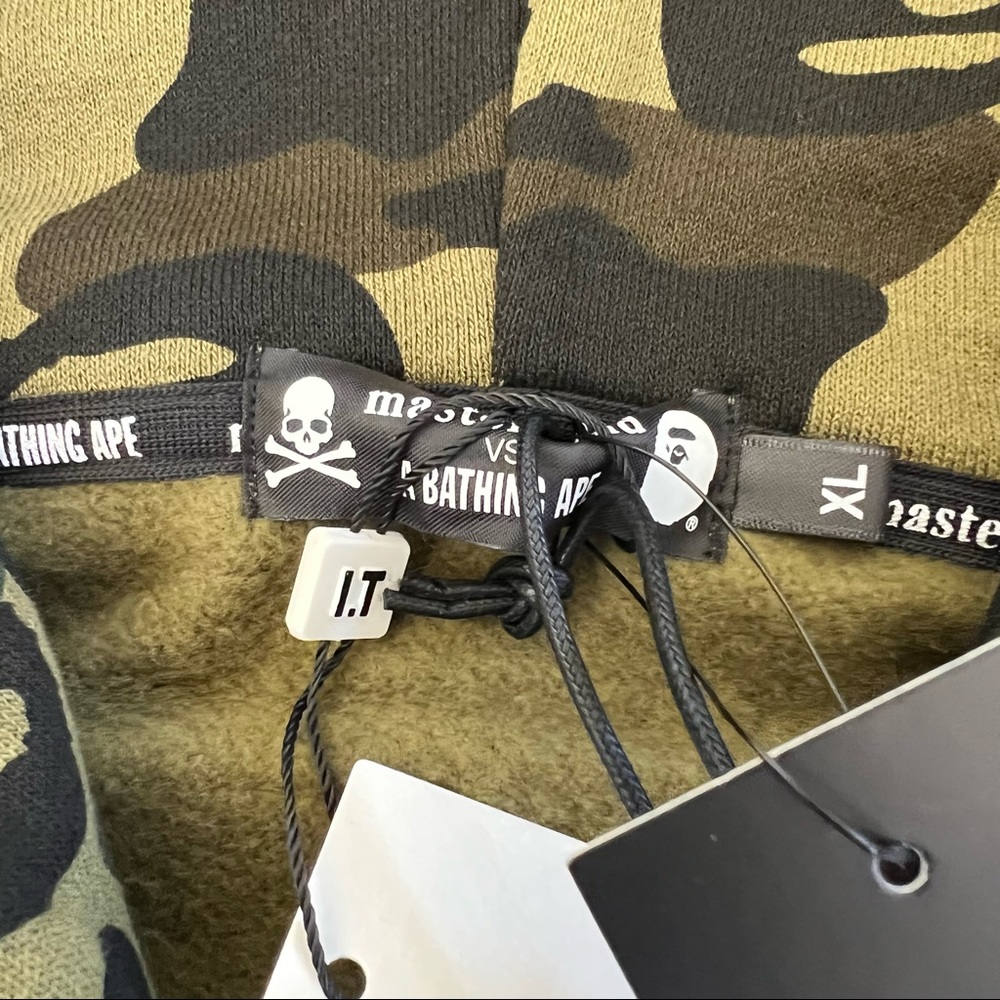🖤 NWT🖤 BAPE MASTERMIND JAPAN Skull & Tiger Camo Hoodie - Picture 13 of 16